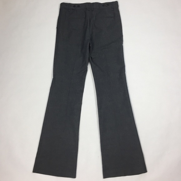 BCBGMaxAzria Blue Denim Carla Slim Flare Trouser - Picture 3 of 8